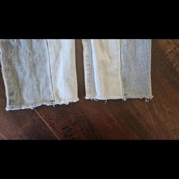 Pacsun Stylish Two-Tone Denim Mom Jeans Size 26 - Picture 7 of 12